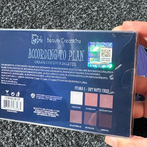 Corpse bride lip oil & contour palette - Picture 6 of 12